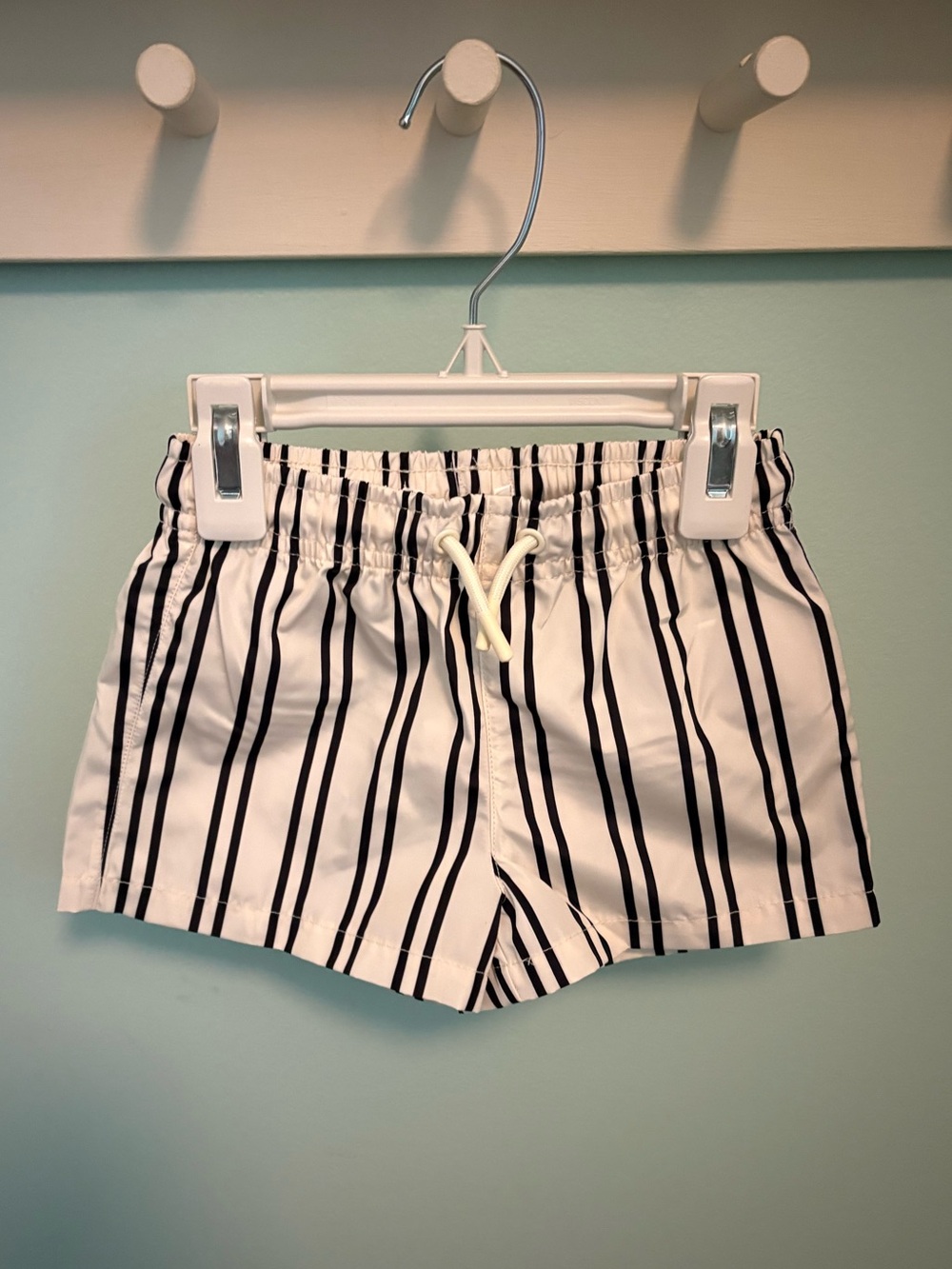 ZARA STRIPED SWIM SHORTS - Picture 5 of 10